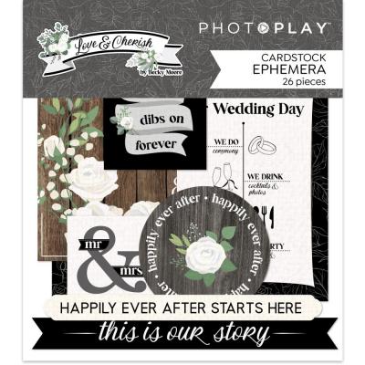 PhotoPlay Love & Cherish Die Cuts - Ephemera
